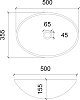 Раковина накладная Abber Glas AK2303B, черный