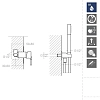 Смеситель для душа Ramon Soler Atica K7518011 хром