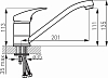 Смеситель для кухни Ferro Ferro One BFO4, хром