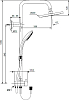 Душевая стойка Ideal Standard IdealRain eco A6281AA