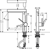 Смеситель для раковины Hansgrohe Finoris 76063700, матовый белый