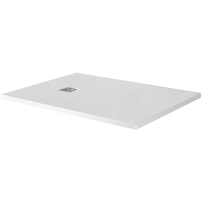 Душевой поддон из искусственного камня BelBagno TRAY-MR-UNO-AH-140/90-35-W 140x90, белый