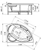 Тумба под раковину 102 см Duravit L-Cube LC614205151,коричневая сосна