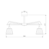 Потолочная люстра Eurosvet 60082/8 золотая бронза