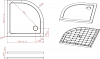 Экран для поддона Cezares TRAY-M-R-90-SCR