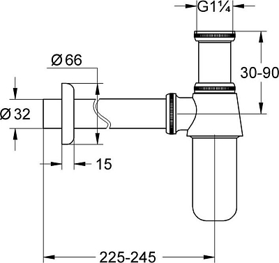 Сифон для раковины Grohe 28920000