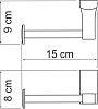 Держатель туалетной бумаги Wasserkraft Leine 5096