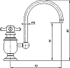 Кран Migliore Vicont ML.VCT-3008 Br для фильтра