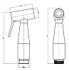 Душевая лейка Aquanet Passion AF300-83B черный