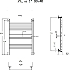 Полотенцесушитель водяной Тругор ЛЦ кв 27 80*40 #