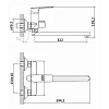 Смеситель для ванны с душем Agger Clean A2421100 хром