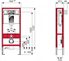 Система инсталляции для унитазов Tece TECEprofil 9500393