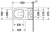 Чаша для унитаза-компакта Duravit ME by Starck 2170090000