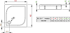 Поддон для душа Radaway Delos C1000 с панелью