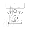 Инсталляция Caprigo GBR-100 Duo с унитазом Armonia 5803 DA001-crm, крышка микролифт, кнопка хром