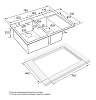 Кухонная мойка Paulmark Union PM537851-BSL брашированная сталь