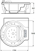 Акриловая ванна Roca Circular 175,5x160 248204001