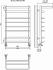 Полотенцесушитель водяной Terminus Полка П8 500x796