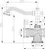 Смеситель Zorg Antic A 413U-SL для раковины
