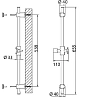 Штанга душевая Bandini Stel 391776SS хром