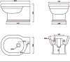 Биде подвесное BelBagno Boheme BB115BH