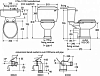 Унитаз-компакт Ideal Standard Reflections E474001 с бачком E475001 подвод снизу бачка