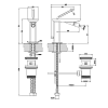Смеситель для биде Gessi iSpa 41007#031, хром
