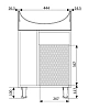 Тумба под раковину 1MarKa Story У99315 белый