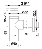 Сифон для раковины Styron STY-533-FK хром