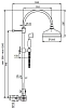 Душевая система Emmevi 1230594BR бронза