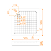 Душевой поддон RGW SMC 57350199-01U белый