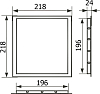 Настенный люк Evecs Л2020 White Design