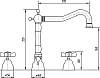 Смеситель Migliore Princeton ML.PRN-812 Cr для раковины