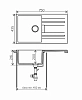 Кухонная мойка Tolero TL-750 №911 черный черный