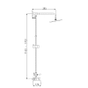 Душевая система Rav-Slezak Colorado CO182.5/5 хром