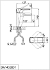 Смеситель для раковины D&K Berlin.Freie DA1432801 хром