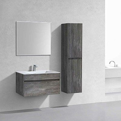 Тумба под раковину Vincea Chiara 2D VMC-2C800GS 80 см, серый камень G.Stone