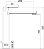 Смеситель для раковины Cezares OVEST-LSM1-A-NOP, чёрный