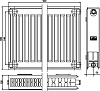 Радиатор стальной Kermi FKO 220409 тип 22