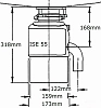 Измельчитель отходов Insinkerator ISE55 черный