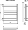 Полотенцесушитель электрический 50x60 см Lemark Linara LM04607E П7, левый/правый