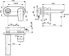 Смеситель для раковины Ideal STANDARD Tesi A 6578 AA встраиваемый хром