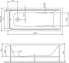 Акриловая ванна Am.Pm Gem 170x70 W90A-170-070W-A