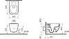 Комплект Унитаз подвесной VitrA Shift 7742B003-0075 белый глянцевый + Крышка 91-003-009 с микролифтом, петли хром + Инсталляция Ewrika ProLT 0026-2020 + Кнопка 0051 хром