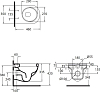 Унитаз подвесной Azzurra Nuvola Mini NUV146/SOSK bi, белый