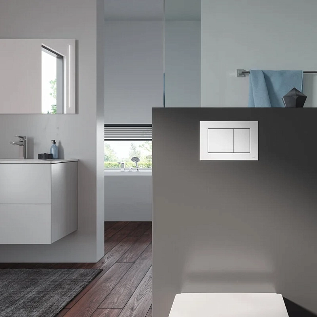 Инсталляция TECE Base 9400413.WC2 с безободковым унитазом TECEone с кнопкой смыва TECEnow, белый