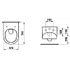 Унитаз подвесной Laufen Sonar 8.2034.1.757.000.1 безободковый, цвет белый матовый