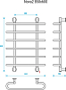 Полотенцесушитель электрический Energy Nova2 850x600, EETR0NOVA2856000000