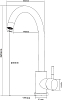 Комплект Мойка кухонная Domaci Бьелла DMC-25 черная + Смеситель Равенна D99-009b