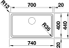 Кухонная мойка Blanco Etagon 700-IF/A 524274